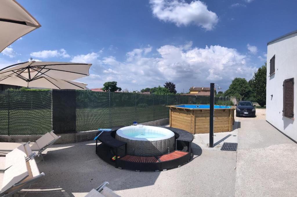 Nifty Intera Villa Con Piscina Relax, Idromassaggio E Sauna Muscletto Buitenkant foto